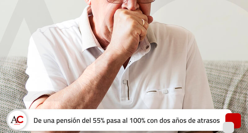 Con EPOC tras una tuberculosis, de una pensión del 55% pasa al 100% con dos años de atrasos
