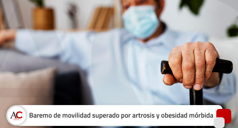 Baremo de movilidad superado por artrosis de tobillo y obesidad mórbida