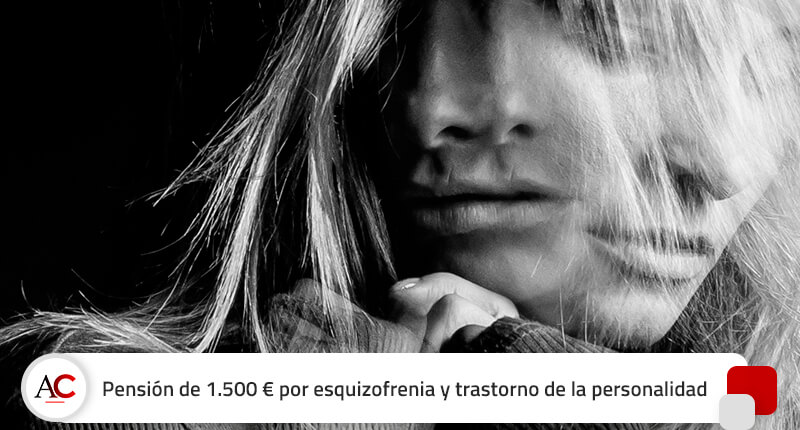 Pensión de 1.500 € al mes a una profesora con trastorno esquizofrénico y de la personalidad