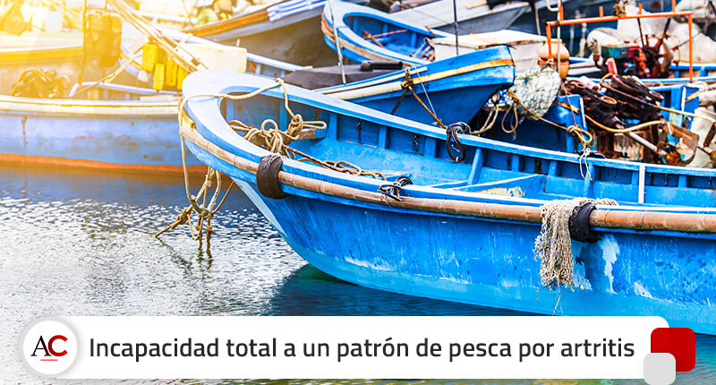 Un juez da la incapacidad a un patrón de pesca por no poder hacer esfuerzos debido a su artritis